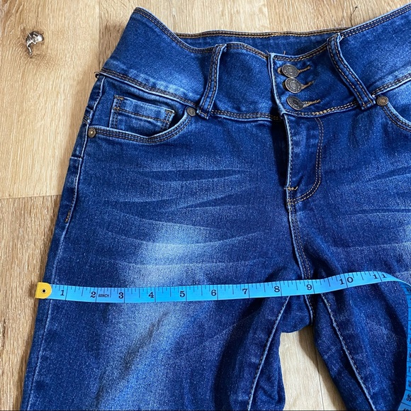 High Waisted Stretch Skinny Jeans by Bamboo Jeans. - Picture 13 of 16